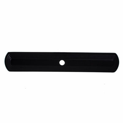 6 in. Matte Black Narrow Rounded Rectangle Cabinet Knob Backplates (10-Pack) - Super Arbor