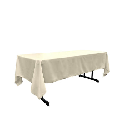 60 x 108 in. Emerald Green Polyester Poplin Rectangular Tablecloth - Super Arbor