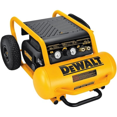 DEWALT 4.5-Gallon Single Stage Portable Electric Horizontal Air Compressor