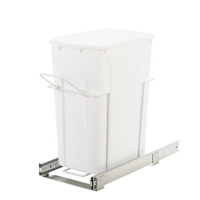 Knape & Vogt 35-Quart Plastic Pull Out Trash Can