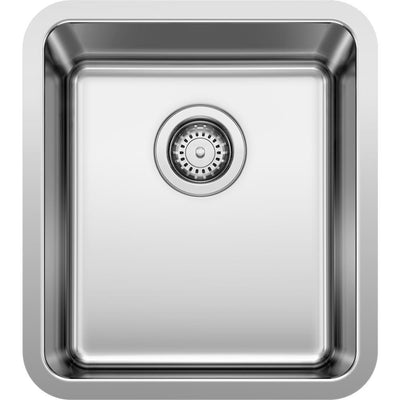 FORMERA Satin Polished Stainless Steel 16 in. Single Bowl Undermount Bar Sink - Super Arbor