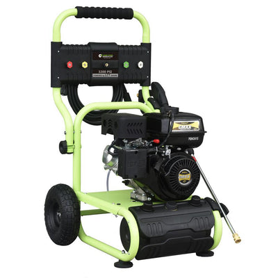 Green-Power 3200 psi 2.4 GPM Cam Pump Gas Pressure Washer Carb Compliant - Super Arbor