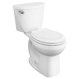 New Lower Price; American Standard Mainstream White WaterSense Round Chair Height 2-Piece Toilet 12-in Rough-In Size - Super Arbor
