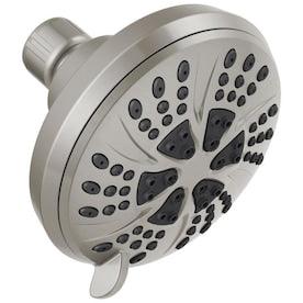 Delta Brushed Nickel 6-Spray Shower Head - Super Arbor