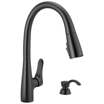 Delta Dunsley 1-Handle Deck Mount Pull-Down Handle/Lever Residential Kitchen Faucet (Deck Plate Included)
