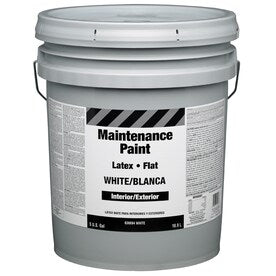 Property Advantage Flat Maintenance 5G I/E White Latex Paint (Actual Net Contents: 640-fl oz) - Super Arbor