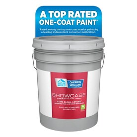 HGTV HOME by Sherwin-Williams Showcase Ultra White/Base A Flat Acrylic Tintable Paint (Actual Net Contents: 620-fl oz) - Super Arbor