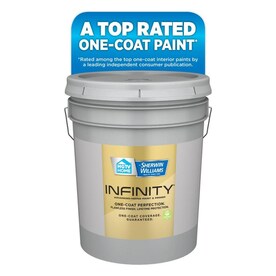 HGTV HOME by Sherwin-Williams Infinity Ultra White/Base A Semi-Gloss Latex Tintable Paint (Actual Net Contents: 640-fl oz) - Super Arbor