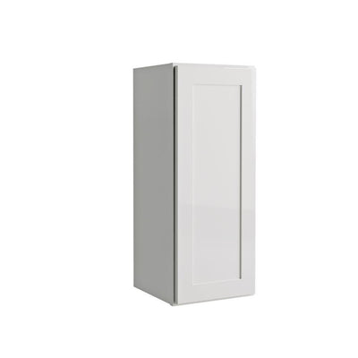 Courtland Shaker Assembled 12 in. x 30 in. x 12 in. Stock Wall Kitchen Cabinet in Polar White Finish