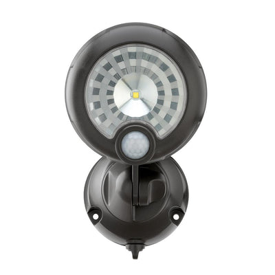 Mr Beams Outdoor 250 Lumen Battery Powered Motion Activated Integrated LED Security Light, Brown - Super Arbor