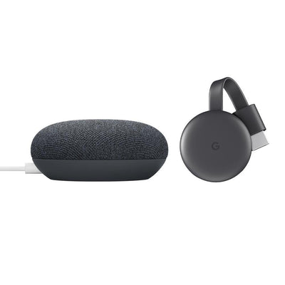 Nest Mini (2nd Gen) Charcoal and Chromecast - Super Arbor