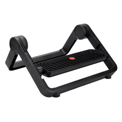 Black Plastic Sliding Adjustable Foot Rest for Under Desk - Super Arbor