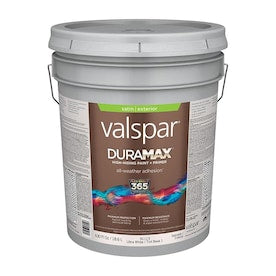 Valspar Duramax Base 1 Satin Exterior Paint (Actual Net Contents: 630-fl oz) - Super Arbor