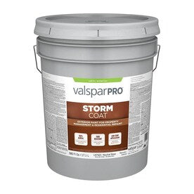 Valspar Pro Storm Coat Neutral Satin Exterior Tintable Paint (Actual Net Contents: 580-fl oz) - Super Arbor
