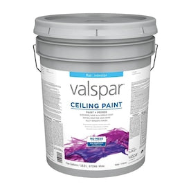 Valspar Ceiling Flat White Latex Tintable Paint (Actual Net Contents: 640-fl oz) - Super Arbor