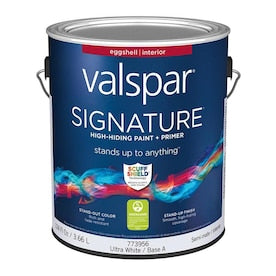 Valspar Signature Ultra White/Base A Eggshell Latex Tintable Paint (Actual Net Contents: 124-fl oz) - Super Arbor