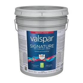 Valspar Signature Ultra White/Base A Eggshell Latex Tintable Paint (Actual Net Contents: 620-fl oz) - Super Arbor