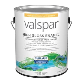 Valspar High-gloss Latex Enamel Interior/Exterior Paint (Actual Net Contents:116.0) - Super Arbor