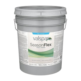 Valspar SeasonFlex Base 1 Flat Exterior Tintable Paint (Actual Net Contents: 630-fl oz) - Super Arbor