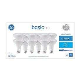 GE Basic 65-Watt EQ BR30 Daylight Dimmable LED Light Bulb (12-Pack) - Hardwarestore Delivery