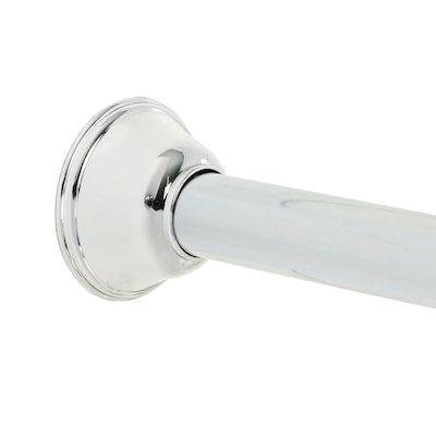 Zenna Home 44-in to 72-in Chrome Tension Single Straight Shower Rod