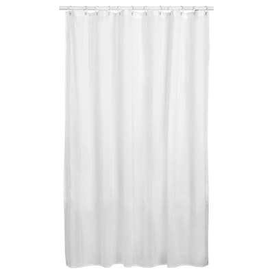 Zenna Home Polyester White Solid Shower liner