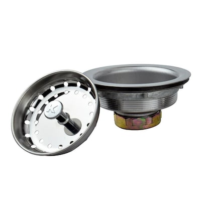 Keeney 3.5-in Stainless Steel Stainless Steel Rust Resistant Strainer with Basket Included