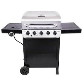 Char-Broil Performance Black and Stainless 5 Liquid Propane Gas Grill with 1 Side Burner - Super Arbor