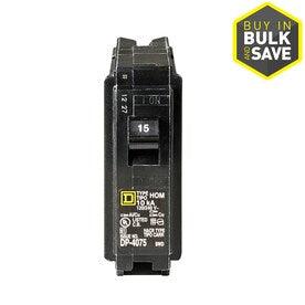 Square D Homeline 15-Amp 1-Pole Standard Trip Circuit Breaker - Hardwarestore Delivery