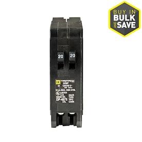 Square D Homeline 20-Amp 1-Pole Tandem Circuit Breaker - Hardwarestore Delivery