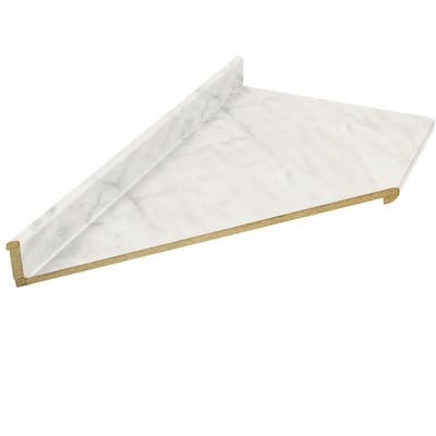 VT Dimensions Formica 10-ft Carrara Bianco Miter-Cut Laminate Kitchen Countertop