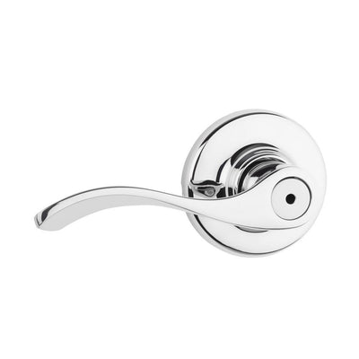 Balboa Polished Chrome Privacy Bed/Bath Door Lever - Super Arbor