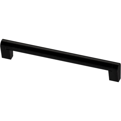 Stratford Bar 7-9/16 in. (192 mm) Matte Black Cabinet Pull - Super Arbor