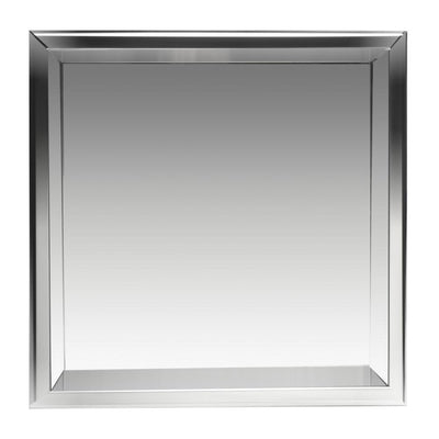 16 in. x 16 in. x 4 in. Niche in Polished Stainless Steel - Super Arbor