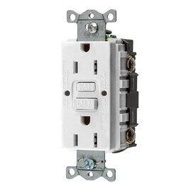Hubbell White 15-Amp Decorator GFCI Residential/Commercial (3-Pack) Outlet - Hardwarestore Delivery