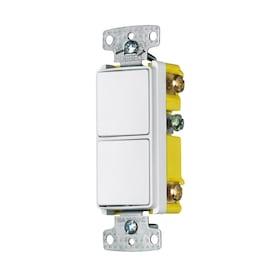 Hubbell 15-Amp Single-pole White Combination Residential/Commercial Light Switch - Hardwarestore Delivery