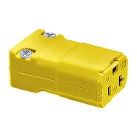 Hubbell 20-Amp-Volt Yellow 3-Wire Grounding Connector - Hardwarestore Delivery