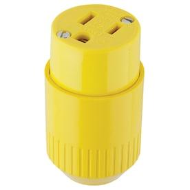 Hubbell 15-Amp-Volt Yellow 3-Wire Grounding Connector - Hardwarestore Delivery