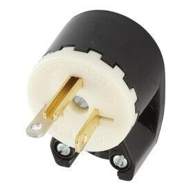 Hubbell 20-Amp-Volt Black/White 3-Wire Plug - Hardwarestore Delivery
