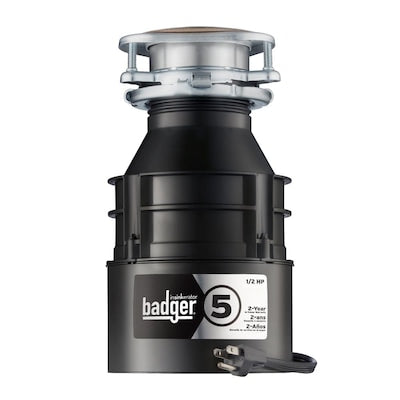 InSinkErator Badger 5 Series 1/2-HP Continuous Feed Garbage Disposal