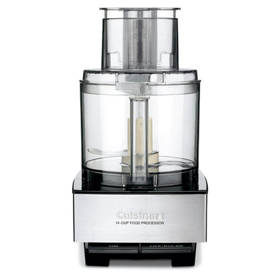 Custom 14-Cup 2-Speed Brushed Stainless Steel Food Processor with Pulse Control - Super Arbor