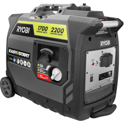 RYOBI 2,200 Starting Watt Gray Gasoline Powered Digital Inverter Generator - Super Arbor