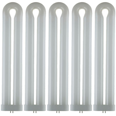 14.75 in. 50-Watt T10 U-Bent Ful Fluorescent Tube Light Bulb Black Light (5-Pack) - Super Arbor