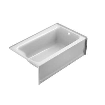 PROJECTA 60 in. x 36 in. Acrylic Right-Hand Drain Rectangular Alcove Soaking Bathtub in White - Super Arbor