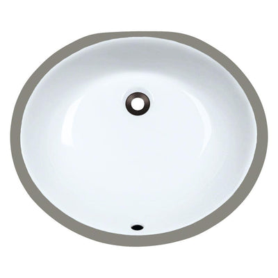 MR Direct Undermount Porcelain Bathroom Sink in White - Super Arbor