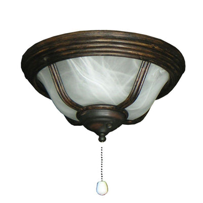 190 Cabo Night Bowl Oil Rubbed Bronze Ceiling Fan Light - Super Arbor