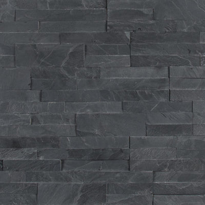 MSI Midnight Ash Veneer Peel and Stick 6 in. x 22 in. Honed Slate Wall Tile (13.80 sq. ft. / case) - Super Arbor