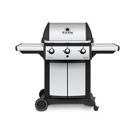 Broil King Signet 320 Stainless Steel/Black 3 Liquid Propane Gas Grill - Super Arbor