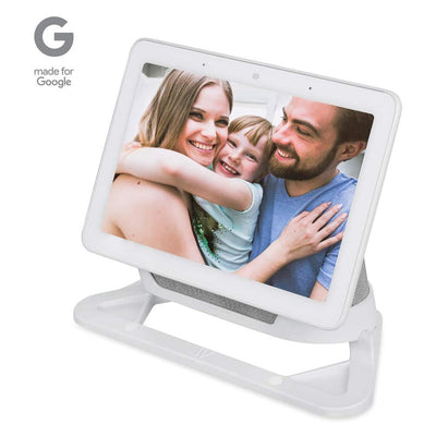 Official Made for Google Wasserstein Adjustable Stand Compatible with Google Nest Home Hub in Chalk - Super Arbor