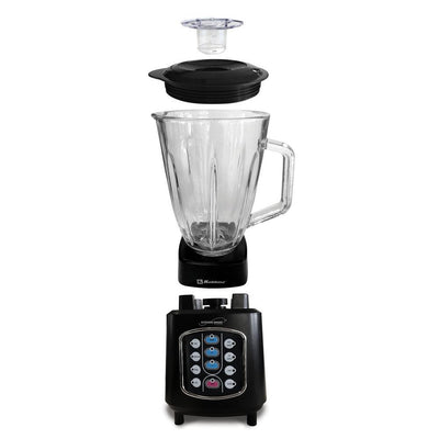 Kitchen Magic Collection 50 oz. 10-Speed Blending Programs Black Glass-Jar Blender - Super Arbor